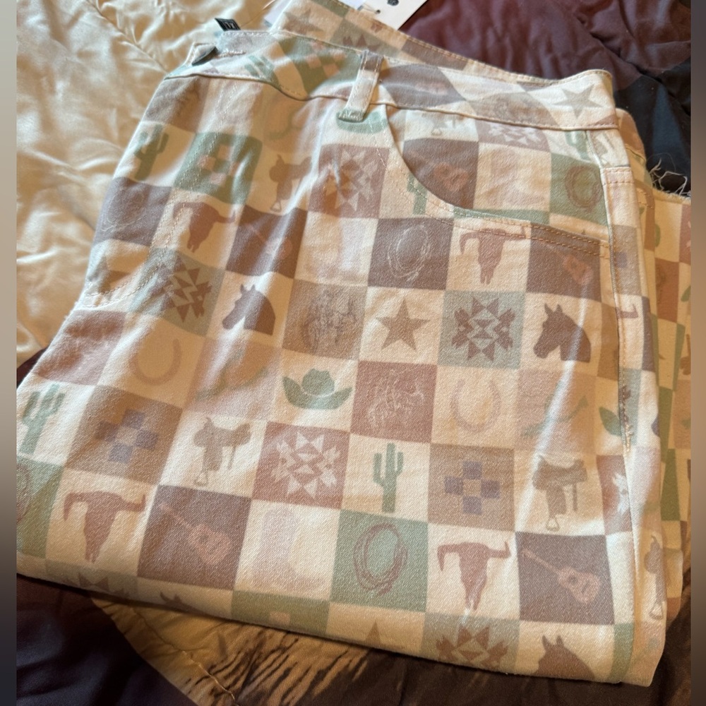 Western Patterned Pants